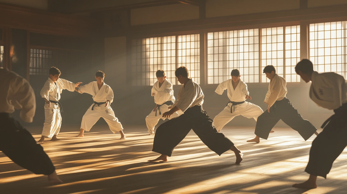Youth participation in aikido