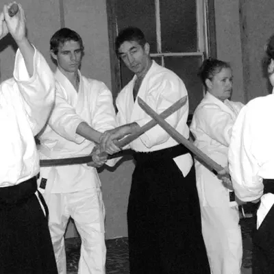 Mr. Jules Aib demonstrating Aikido training